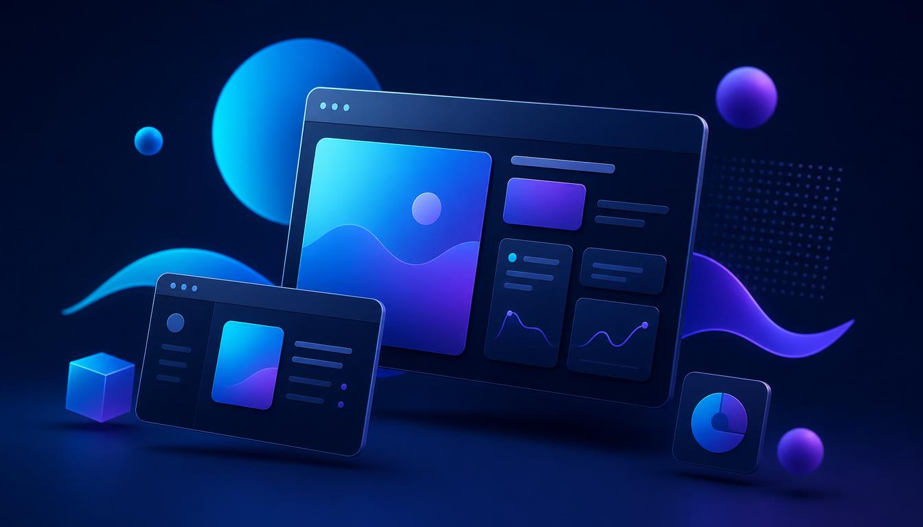Landing page profesional vista en móvil
